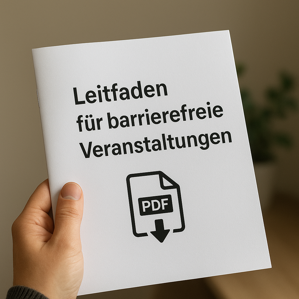 Leitfaden barrierefreie Veranstaltungen